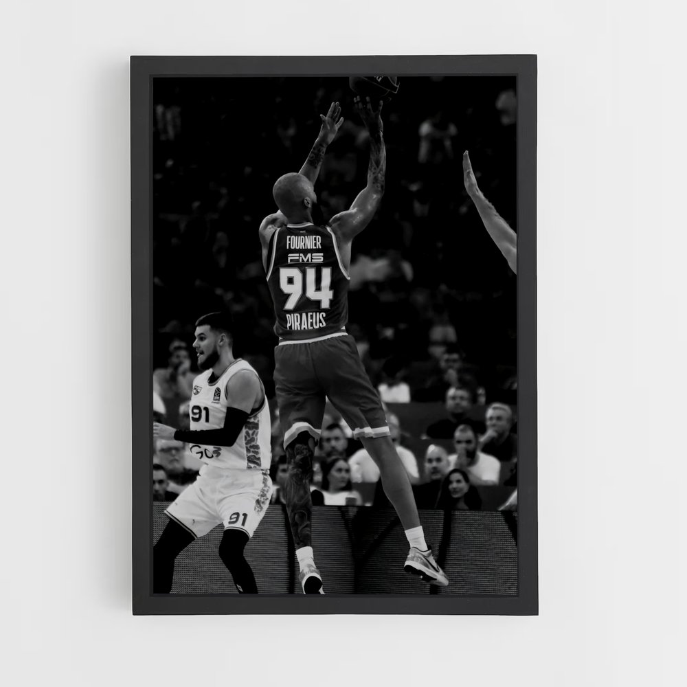 Poster Evan fournier précision – affiche Basketball (vue 2)